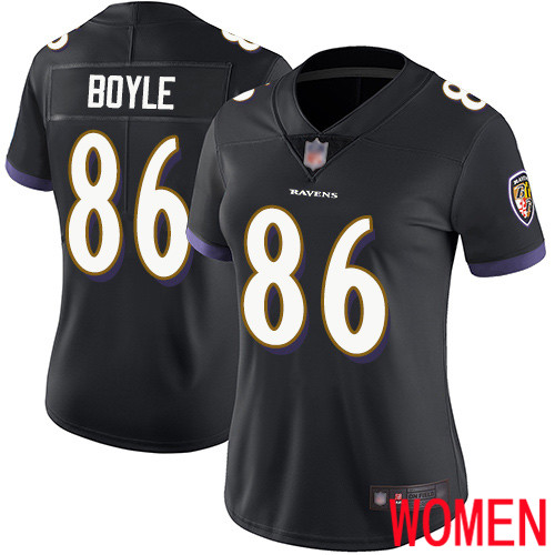 Baltimore Ravens Limited Black Women Nick Boyle Alternate Jersey NFL Football #86 Vapor Untouchable->baltimore ravens->NFL Jersey